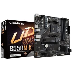 product image mbgig-b550mk-hg.jpg Gigabyte B550M K Ultra Durable AMD AM4 Socket Motherboard