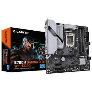 Gigabyte B760M GAMING PLUS WIFI DDR4 Intel 1700 Socket Motherboard