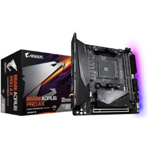 product image mbgig-gab55iapw-hg.jpg Gigabyte B550I AORUS PRO AX AMD AM4 Socket Motherboard