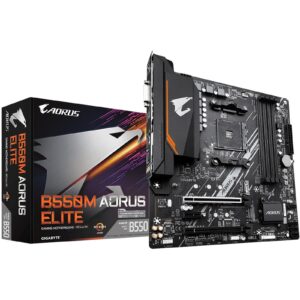 product image mbgig-gab55mael-hg.jpg Gigabyte B550M AORUS ELITE Ultra Durable AMD AM4 Socket Motherboard