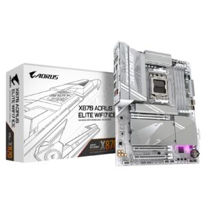 product image mbgig-x870aew7i-hg.jpg Gigabyte X870 AORUS ELITE WIFI7 ICE AMD AM5 Socket Motherboard