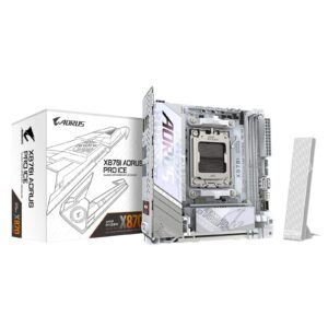product image mbgig-x870iapi-hg.jpg Gigabyte X870I AORUS PRO ICE AMD AM5 Socket Motherboard
