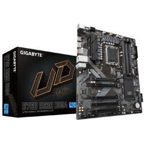 product image mbgig-b760ds3hd4-hg.jpg Gigabyte B760 DS3H DDR4 Ultra Durable Intel 1700 Socket Motherboard